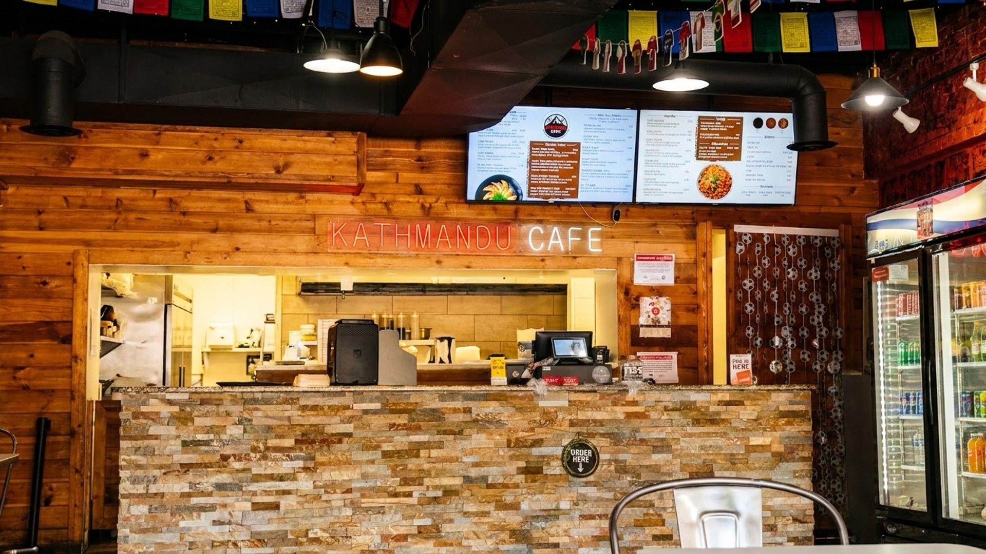 Inside Kathmandu Cafe