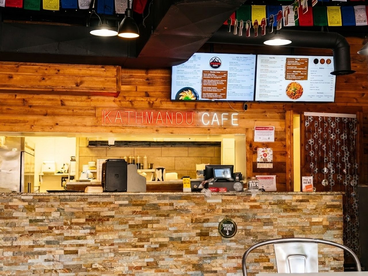 Inside Kathmandu Cafe