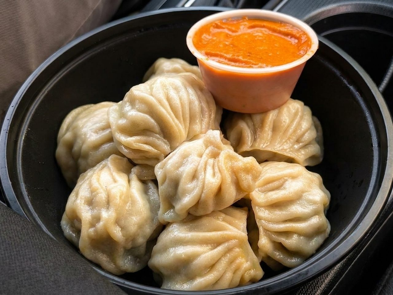 Momos, made by hand