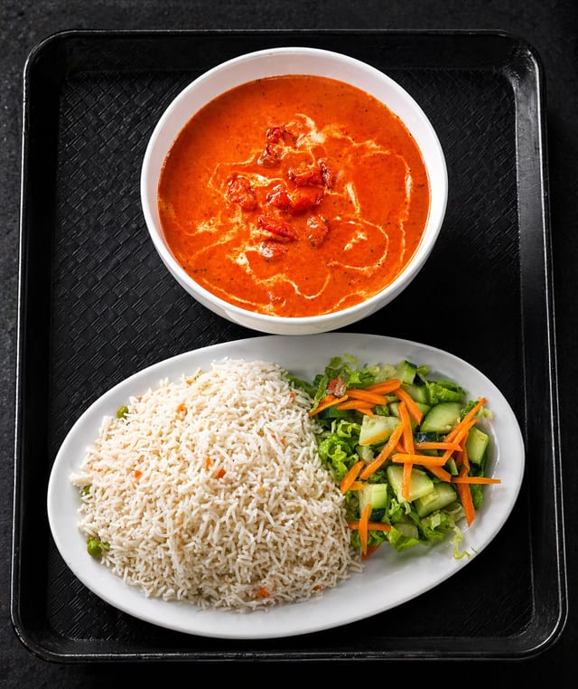 Chicken Tikka Rice Box.