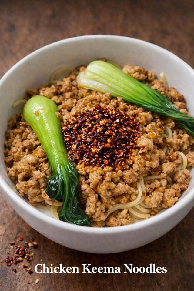Chicken Keema Noodle.